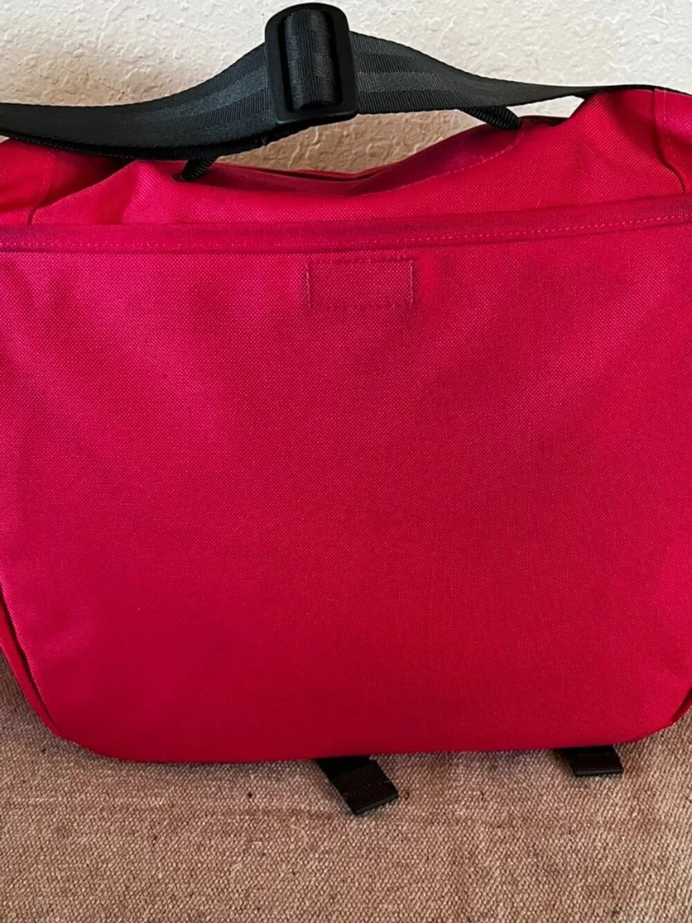 Patagonia Unisex Pink/Black MinMass Light Weight Travel Messenger/School Bag